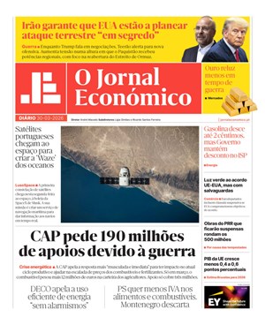 Capa de Jornal Económico