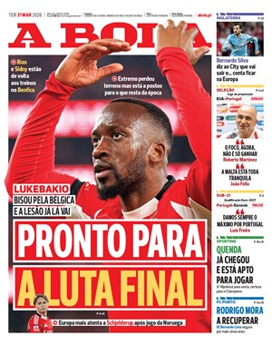 Capa de A Bola