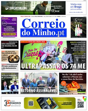 Capa de Correio do Minho