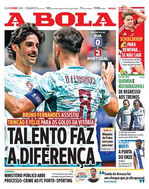 Capa de A Bola