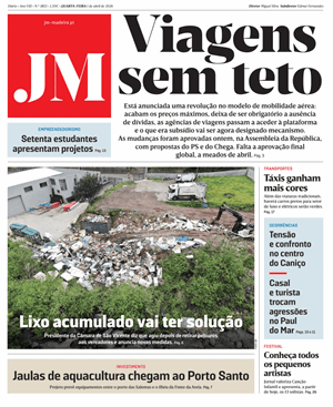 Capa de Jornal Madeira