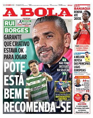 Capa de A Bola