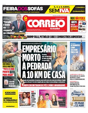 Capa de Correio da Manhã