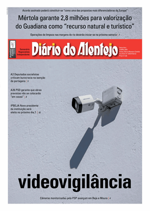 Capa de Diário do Alentejo