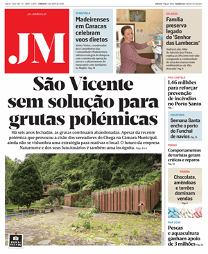 Capa de Jornal Madeira
