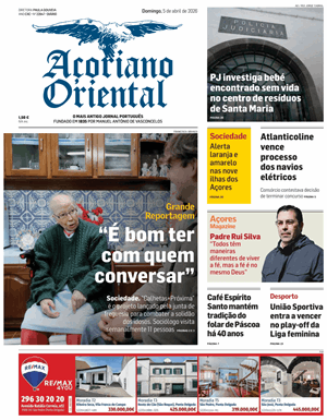 Capa de Açoriano Oriental