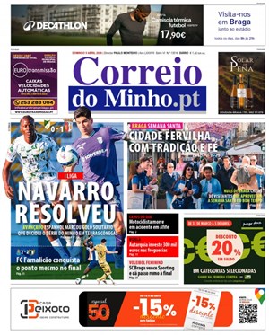Capa de Correio do Minho