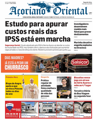 Capa de Açoriano Oriental