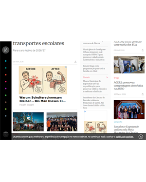 Capa de Correio do Minho