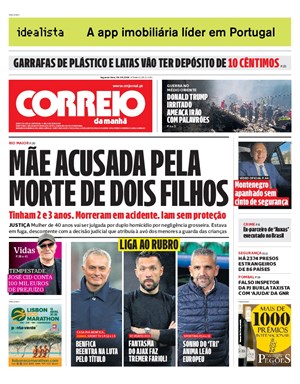 Capa de Correio da Manhã