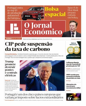 Capa de Jornal Económico