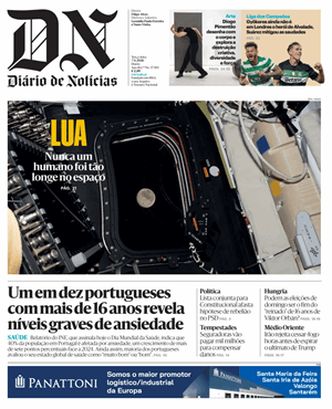 Capa de Diário de Notícias
