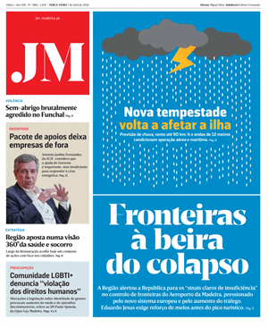 Capa de Jornal Madeira