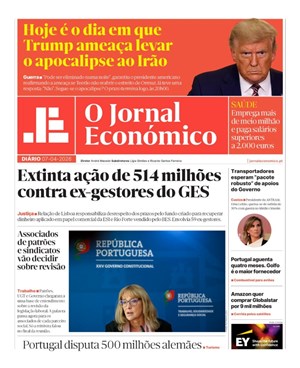 Capa de Jornal Económico