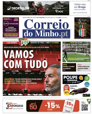 Capa de Correio do Minho
