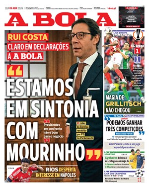 Capa de A Bola