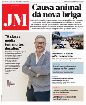 Capa de Jornal Madeira