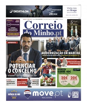 Capa de Correio do Minho