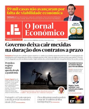 Capa de Jornal Económico