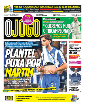 Capa de O Jogo