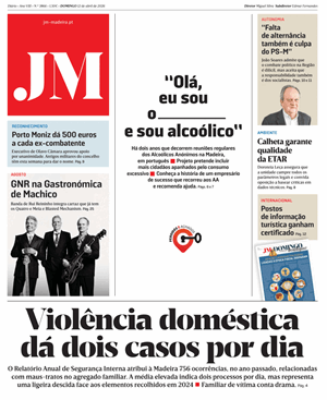 Capa de Jornal Madeira