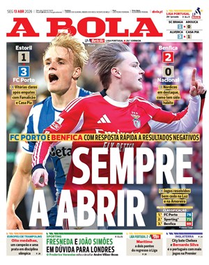 Capa de A Bola
