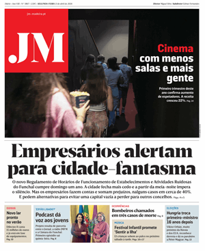 Capa de Jornal Madeira