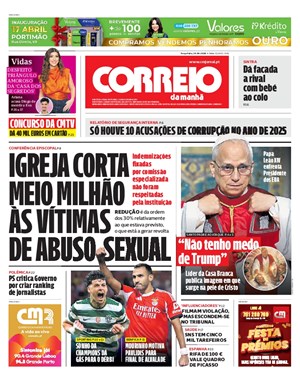 Capa de Correio da Manhã