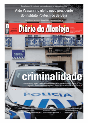 Capa de Diário do Alentejo
