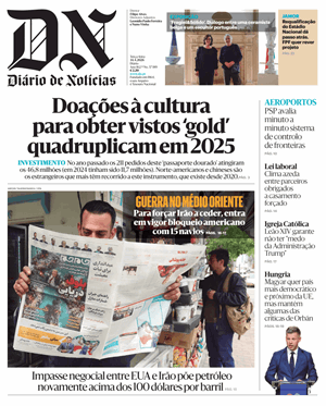 Capa de Diário de Notícias