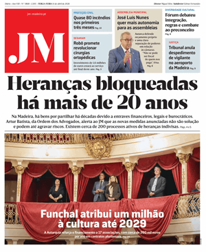 Capa de Jornal Madeira