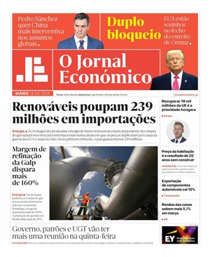 Capa de Jornal Económico