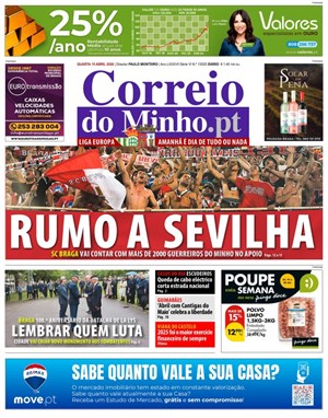Capa de Correio do Minho