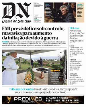Capa de Diário de Notícias