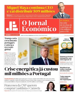 Capa de Jornal Económico