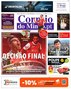 Capa de Correio do Minho