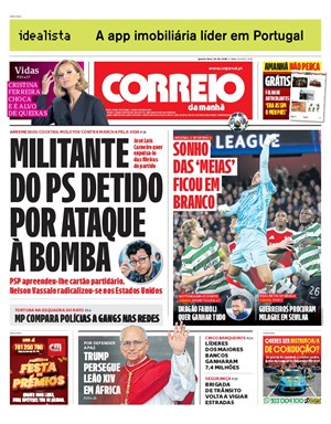 Capa de Correio da Manhã