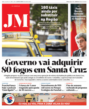 Capa de Jornal Madeira