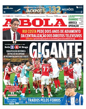 Capa de A Bola