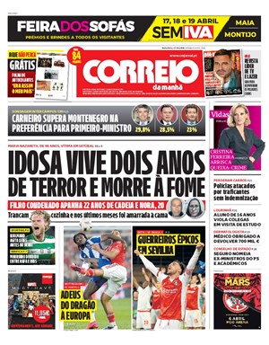 Capa de Correio da Manhã