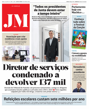 Capa de Jornal Madeira