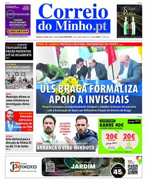 Capa de Correio do Minho
