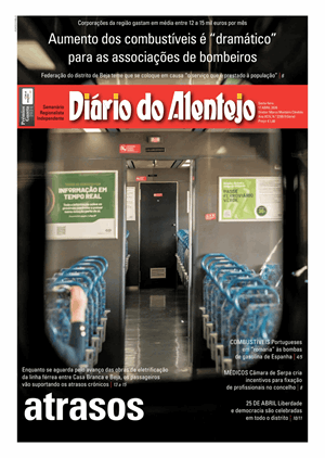 Capa de Diário do Alentejo