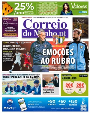 Capa de Correio do Minho
