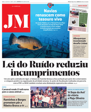 Capa de Jornal Madeira