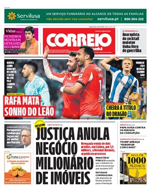 Capa de Correio da Manhã