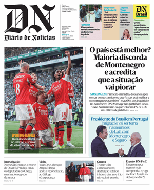 Capa de Diário de Notícias