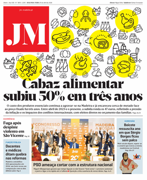 Capa de Jornal Madeira