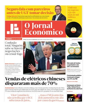 Capa de Jornal Económico
