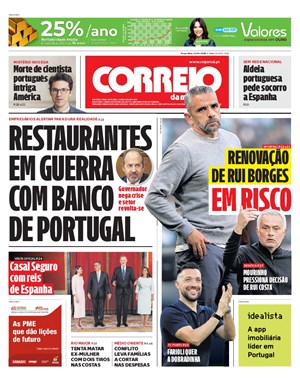 Capa de Correio da Manhã